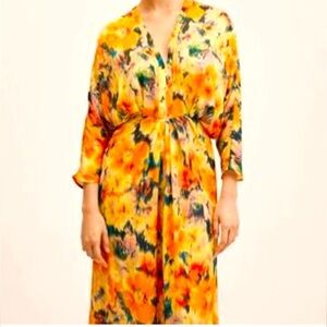 MANGO Floral Maxi Dress.